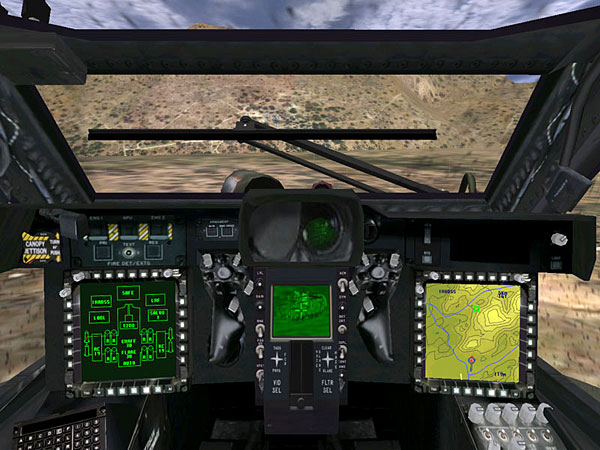 Co-Pilot / Gunner (CP/G) Cockpit
