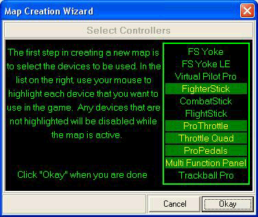 Map Creation Wizard