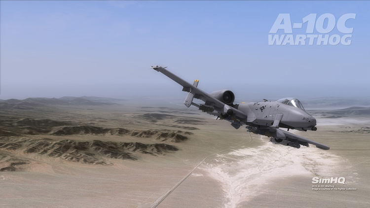 DCS: A-10C Warthog - A-10C over the Nellis range.