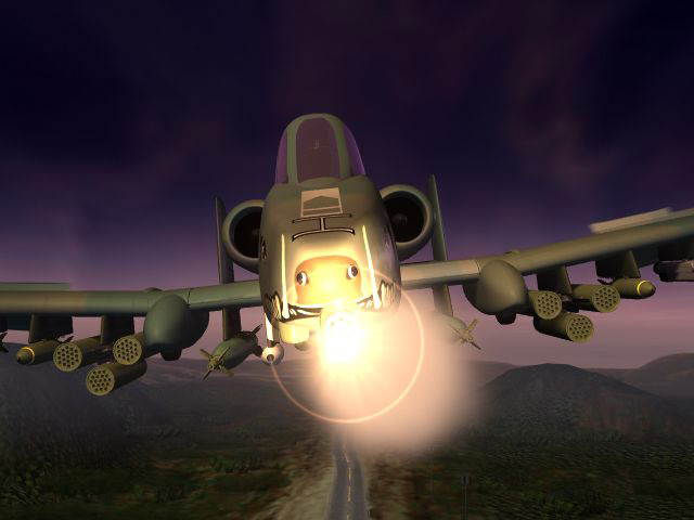Jane's A-10 Warthog - Rendered image