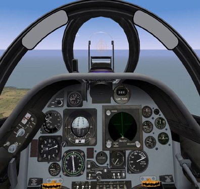 Cockpit of A-4.