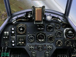 cockpit bf-110.