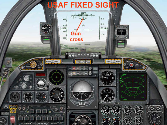 F-105 Fixed Sight (Janes USAF)