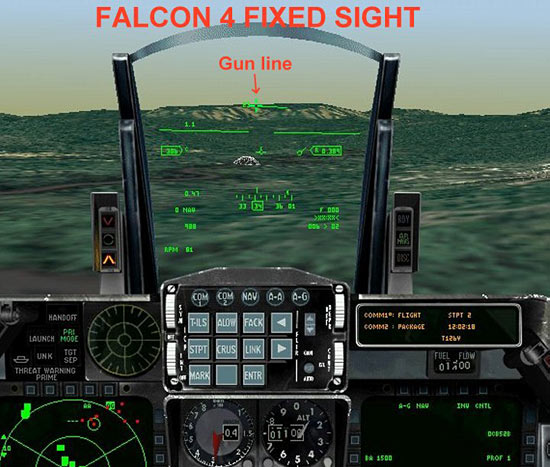 F-16 Fixed Sight (Falcon 4)