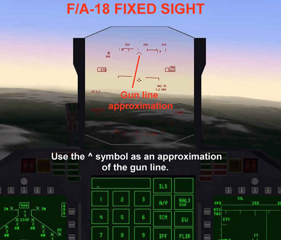 F/A-18 Fixed Sight (Janes F/A-18)