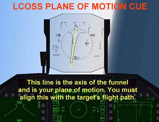LCOSS Plane of Motion Cue
