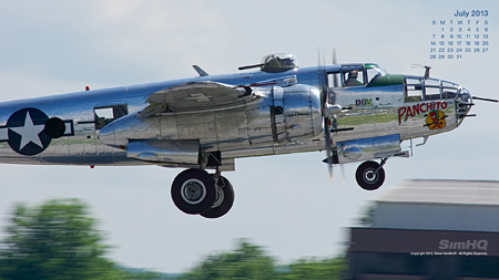 B-25 Mitchell "Panchito," flying on behalf of Disabled American Veterans (DAV).