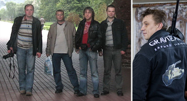 Andrei Zuev, Dmitry Gapon, Sergei Yashin, Dmitry Yashin and Vlad