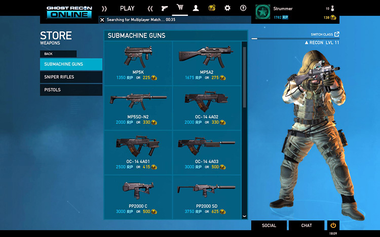 Ghost Recon Online - Weapons