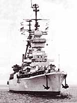 Figure 5 - One Soviet gun cruiser will not make it to shore bombardment range.