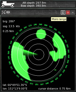 Ship Simulator Extremes - Radar Display
