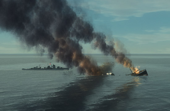The battle at sea