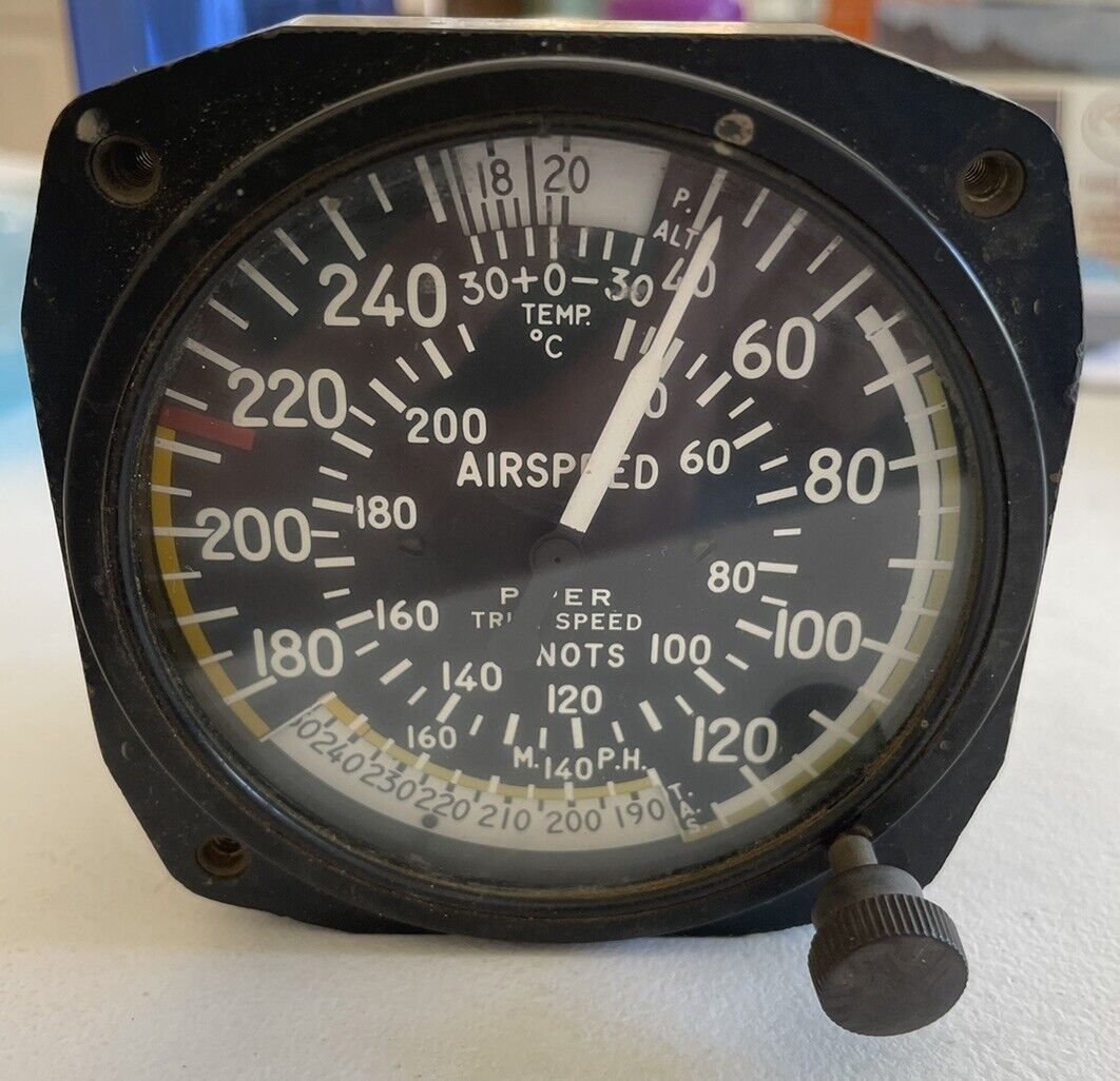 Piper United Instruments Airspeed Indicator Part # 62143-9 Lance PA32 ?