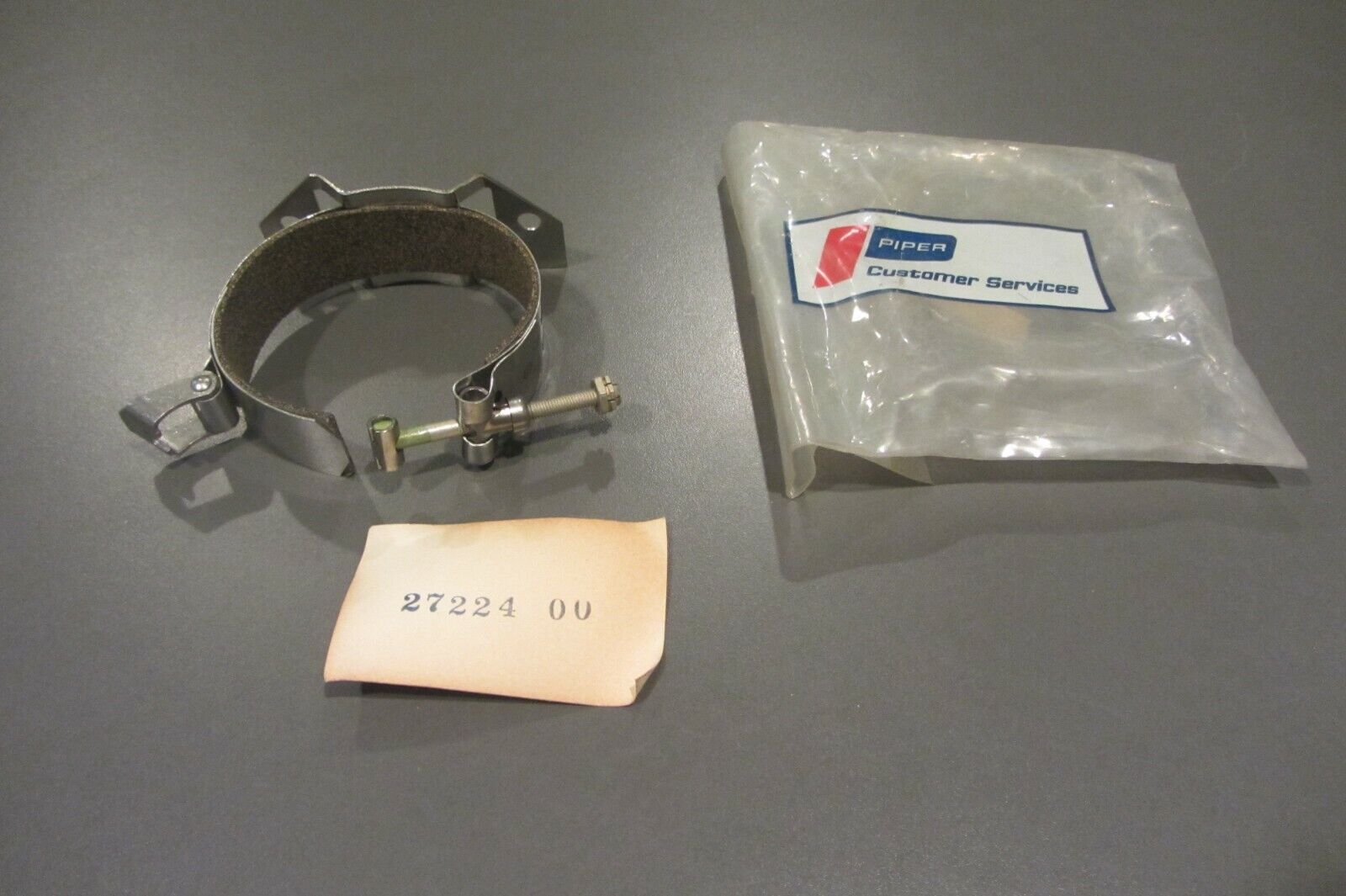 Piper PA24 P/N 27224-00 (27224-000) Dukes Fuel Pump Mounting Clamp Assembly
