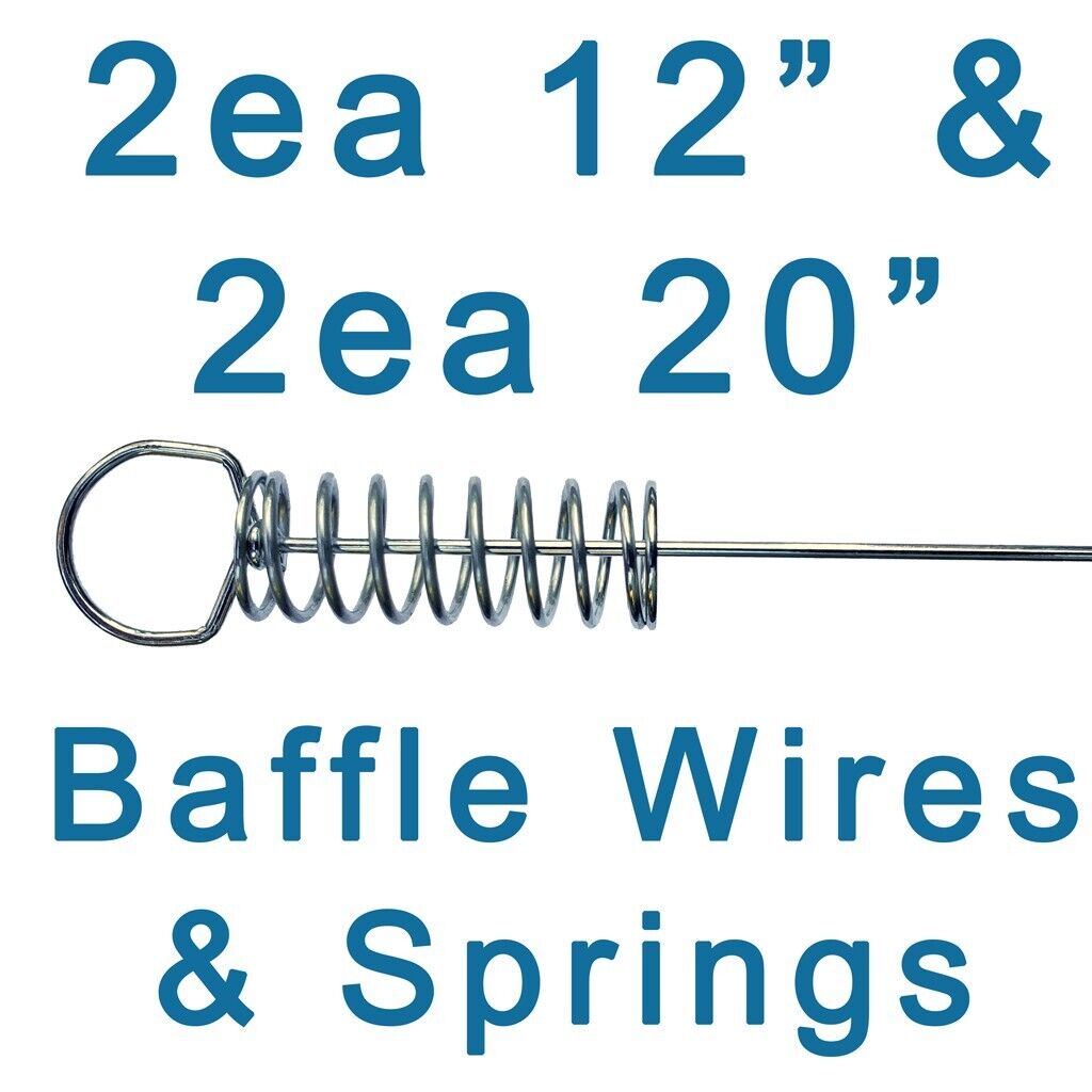 Baffle Wire Kit - Custom 2ea 12in & 2ea 20in