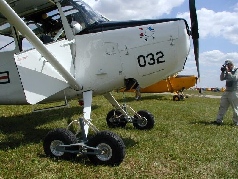 Whitter Dual Wheel Aircraft landing gear frames Piper PA-16
