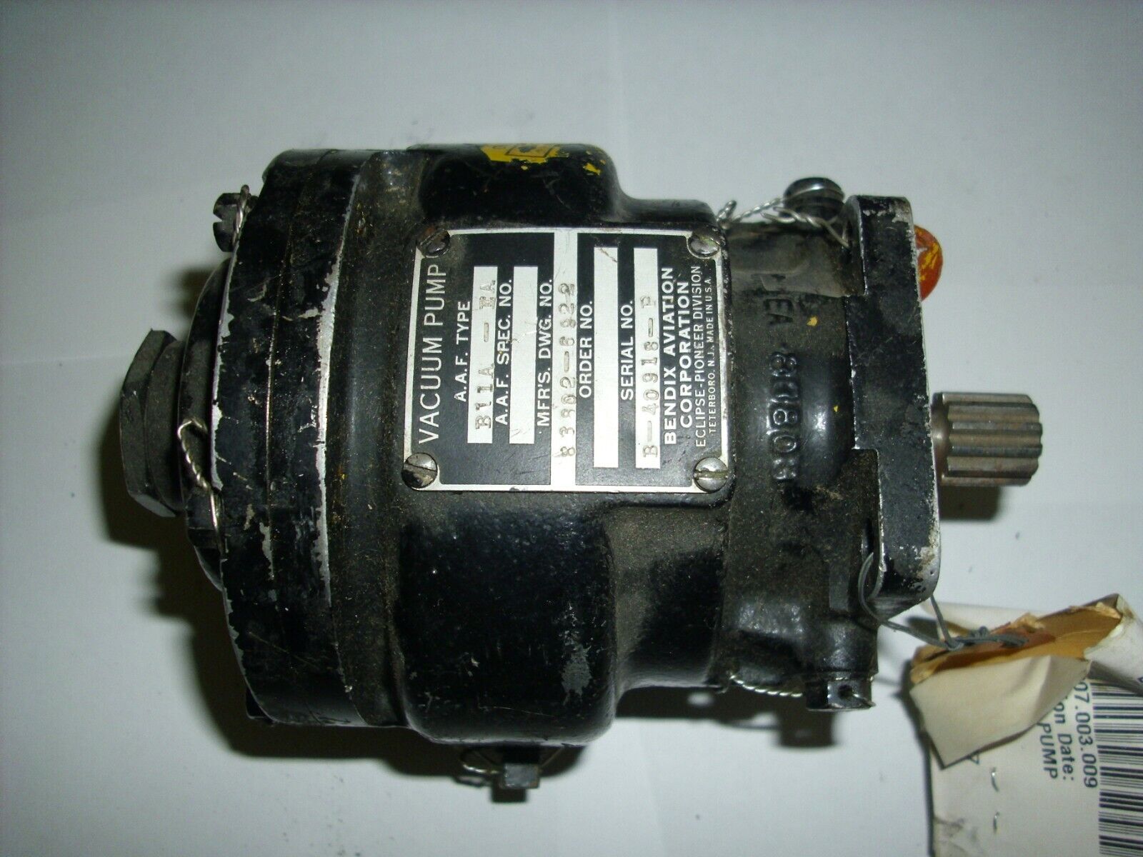 Bendix Vacuum Pump 83802-6922