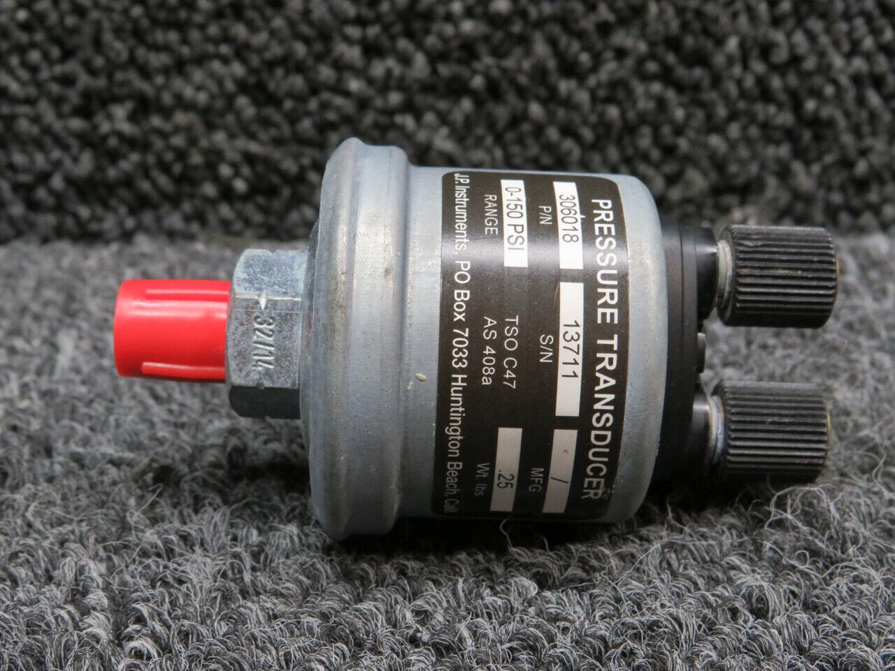 306018 JP Instruments Oil Pressure Transducer (0-150 PSI)