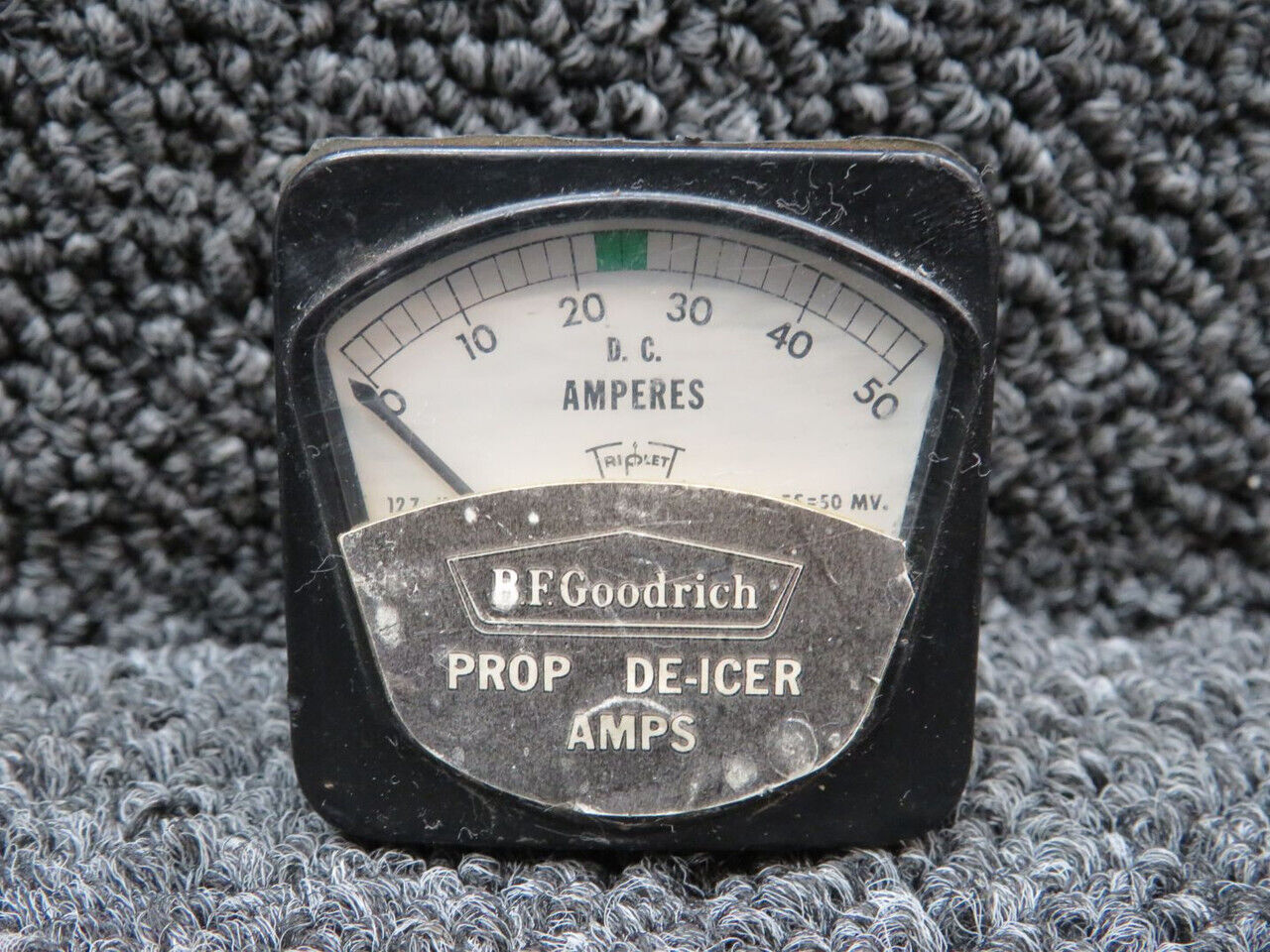3E1886-4 BF Goodrich Propeller De-ice Ammeter Indicator (Amps: 0-50)