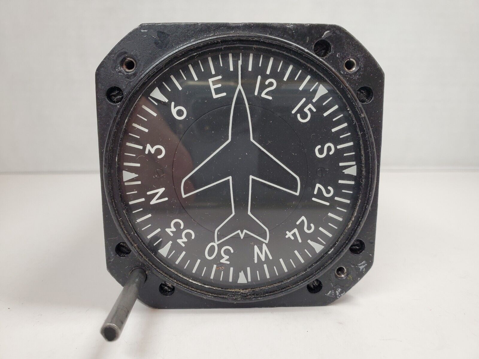 Vintage Directional Gyro Airplane Aircraft Aviation Instrument Indicator