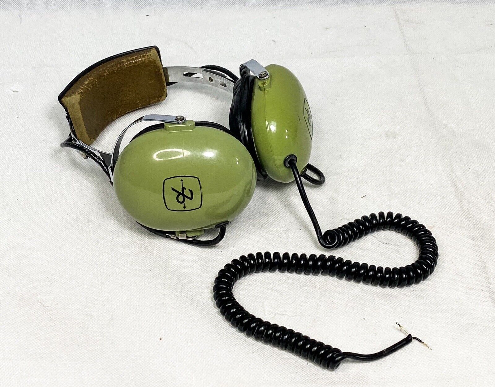 DAVID CLARK H10-20 ( 10BA/F) AVIATION HEADSET NOISE CANCELLATION FOR PARTS GREEN