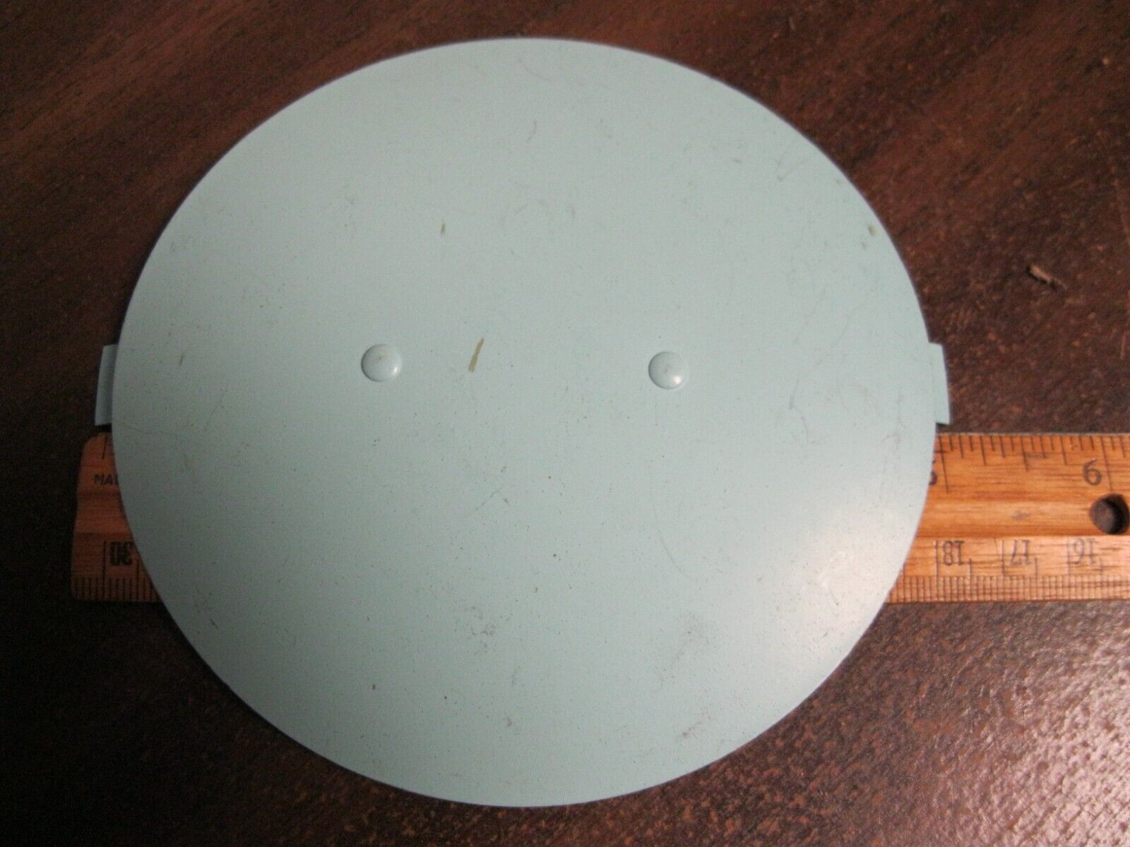 Fabric aircraft inspection hole cover / plate used single spring