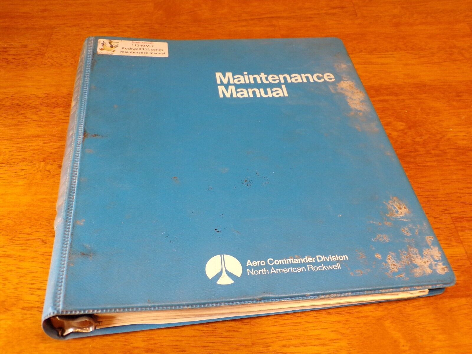 Aero Commander Rockwell 114 Maintenance Manual 112-MM-2