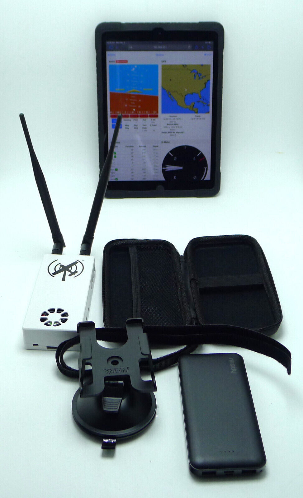 Stratux ADS-B Dual Band Receiver Aviation Weather Traffic GPS + iPAD TABLET