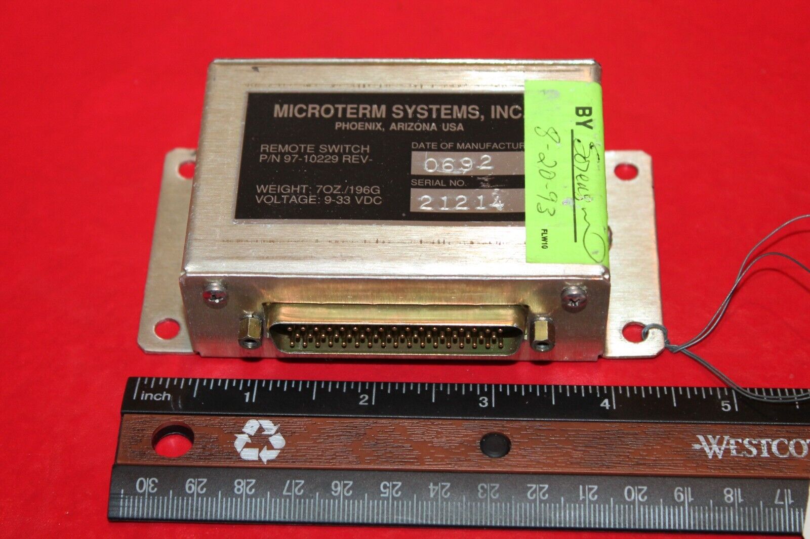 Microterm Systems Remote Switch 97-10229