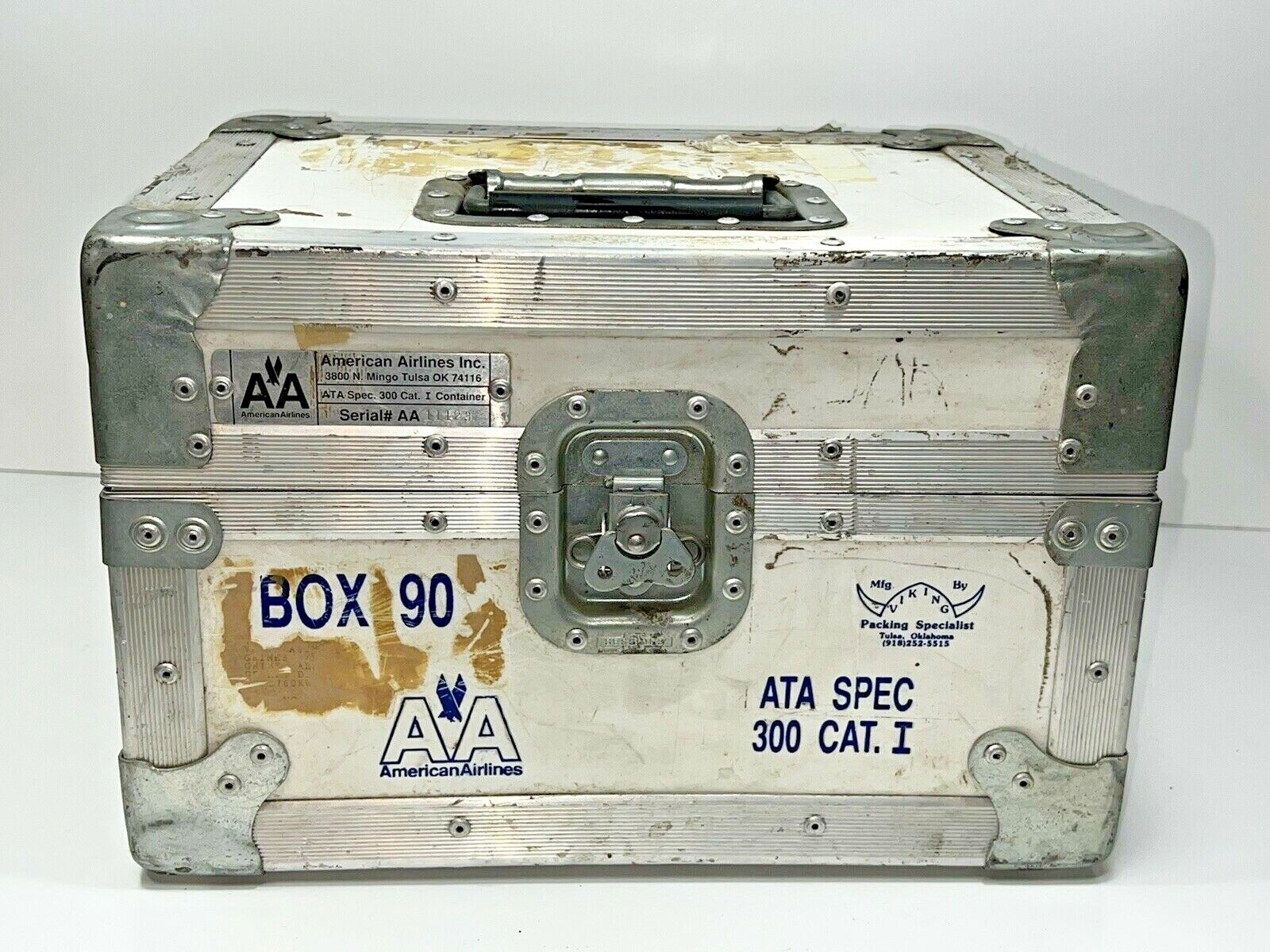 Vintage Airlines Shipping Container Storage ATA 300 Spec Container CAT 1 -BOX 90