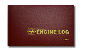 ASA Engine Log - Logbook SE-2 (Burgundy, Hardcover, 94 Pages)