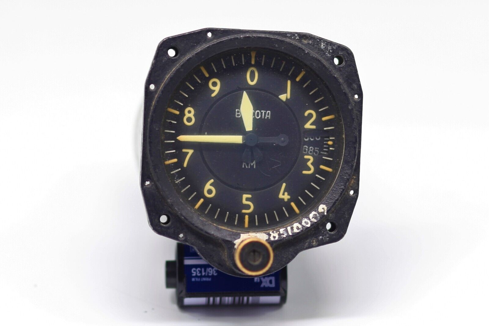 VD-10 Altimeter Vintage USSR Russian Military Aircraft #8510009