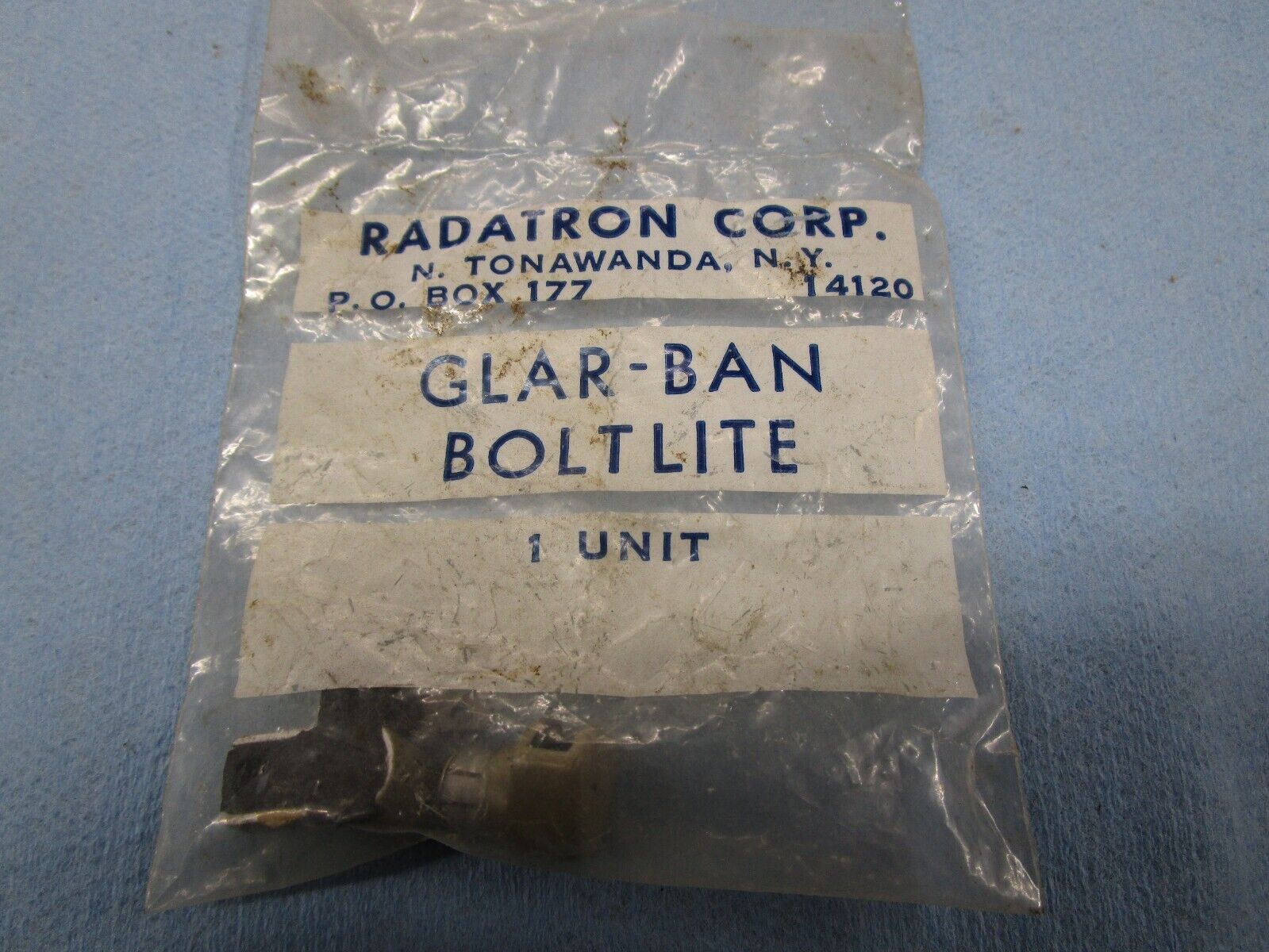 Sealed package Radatron Corp. Glar-Ban Bolt Lite Light aircraft instrument lamp