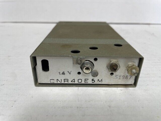 CNR40E5M Marker Beacon Receiver, Untested, For Parts, Vintage