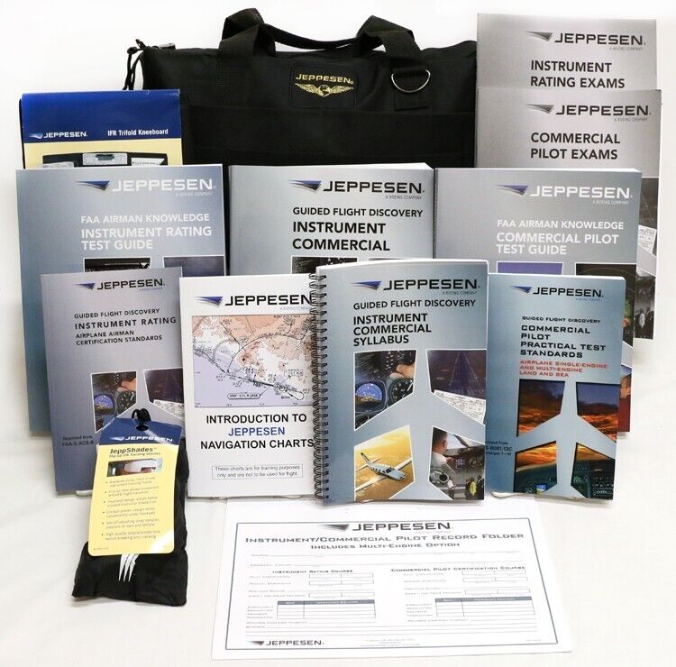 Jeppesen Commercial/Instrument Part 141 Kit For Training New Commercial Pilots