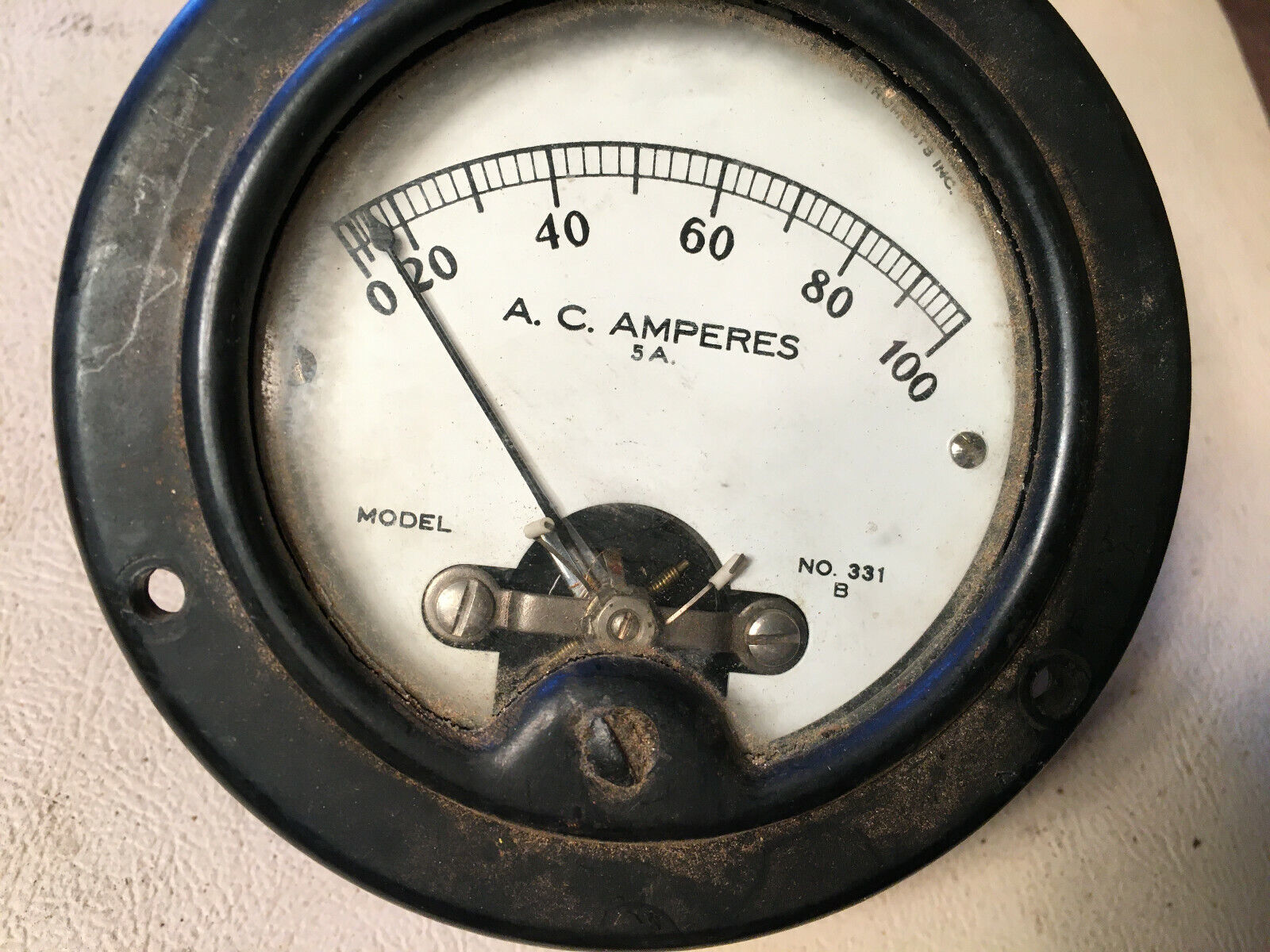 Triplett Model 331 AC Amperes 0-100 Meter