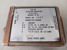 King KA-10 Isolation Amplifier 13.75V picture