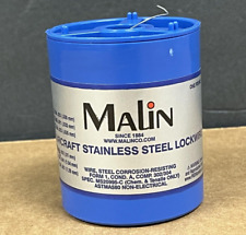Malin Stainless Steel Aircraft Safety Lock Wire MS20995C32 1 LB. Roll .032” New picture