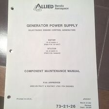 Generator Power Supply Rotor 10-614965-1 Stator 10-614960-2 Service Parts Manual picture
