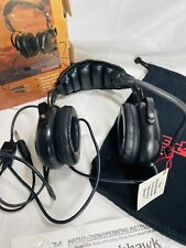 Flightcom Blackhawk Aviation Headset DSP 5DX And A Pair Of Foggles Vintage picture