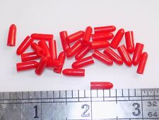 MINIATURE TOGGLE SWITCH BAT CAPS, RED VINYL, SLIP-ON, QTY:30 picture