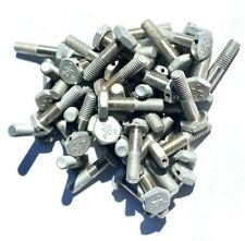 lot of 50 drilled head steel bolts 10-32 3/4 long aircraft USA picture