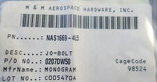 NAS1669-4L5 Jo-Bolt (Bag of 4) Aviation Flush Head Blind Bolts Fastener picture