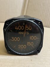Vintage US Gauge Airspeed Indicator 40 - 400 knots AW-2 3/4-16-9P picture