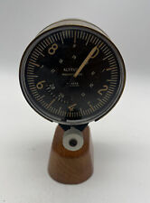 Vintage Old Pioneer Altitude Gauge  Desk Art Display (knob works) Navigation picture