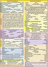 Cessna 172S G1000 Extended Checklist, Foldable, Laminate ALL IN ONE (9 x 6 In) picture