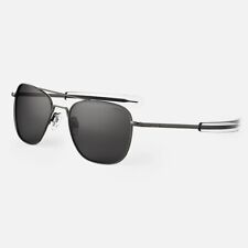 New in Box Randolph Aviator 52mm Gunmetal Non-Polarized Gray Lens  Sunglasses picture