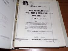 Cessna Autopilot Service Parts Manual 1977 for 300B, 400B and 800B (Type 43A) picture