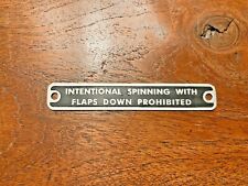 New “Intentional Spinning With Flaps Down Prohibited” Super Cub, Cessna 120, 140 picture