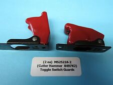 (2) NEW Military Standards Aircraft Switch Guards MS25224-2 Cutler Hammer 8497K2 picture